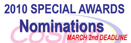 UPDATED: 2010 CoSIDA Award Nomination Form Available NOW (March 2 deadline)
